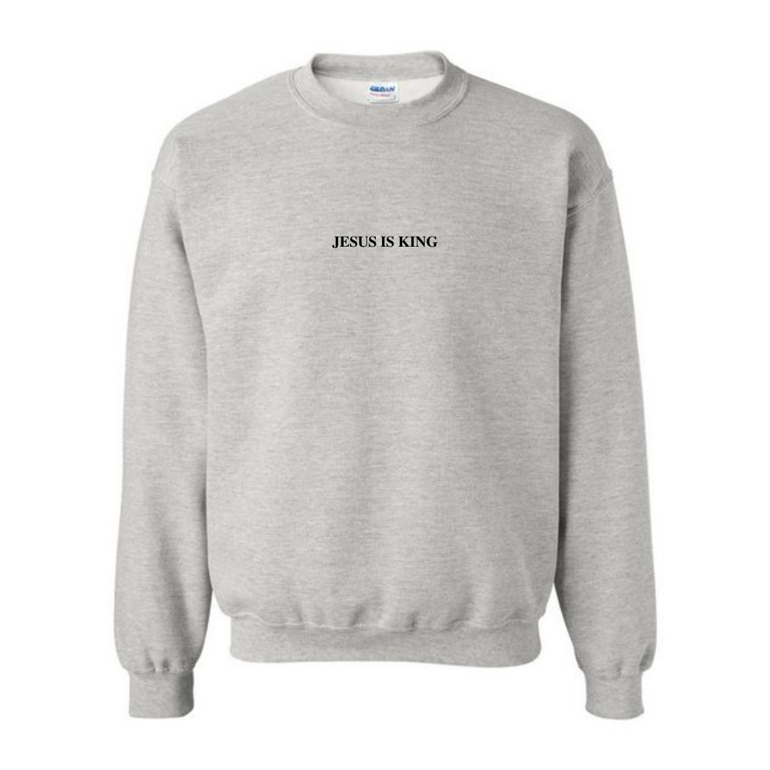 JESUS IS KING CREWNECK