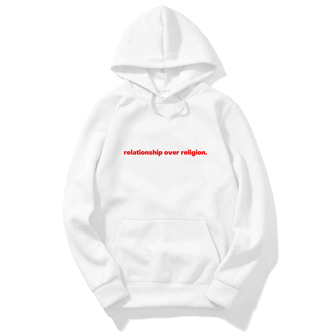 RELATIONSHIP OVER RELIGION HOODIE