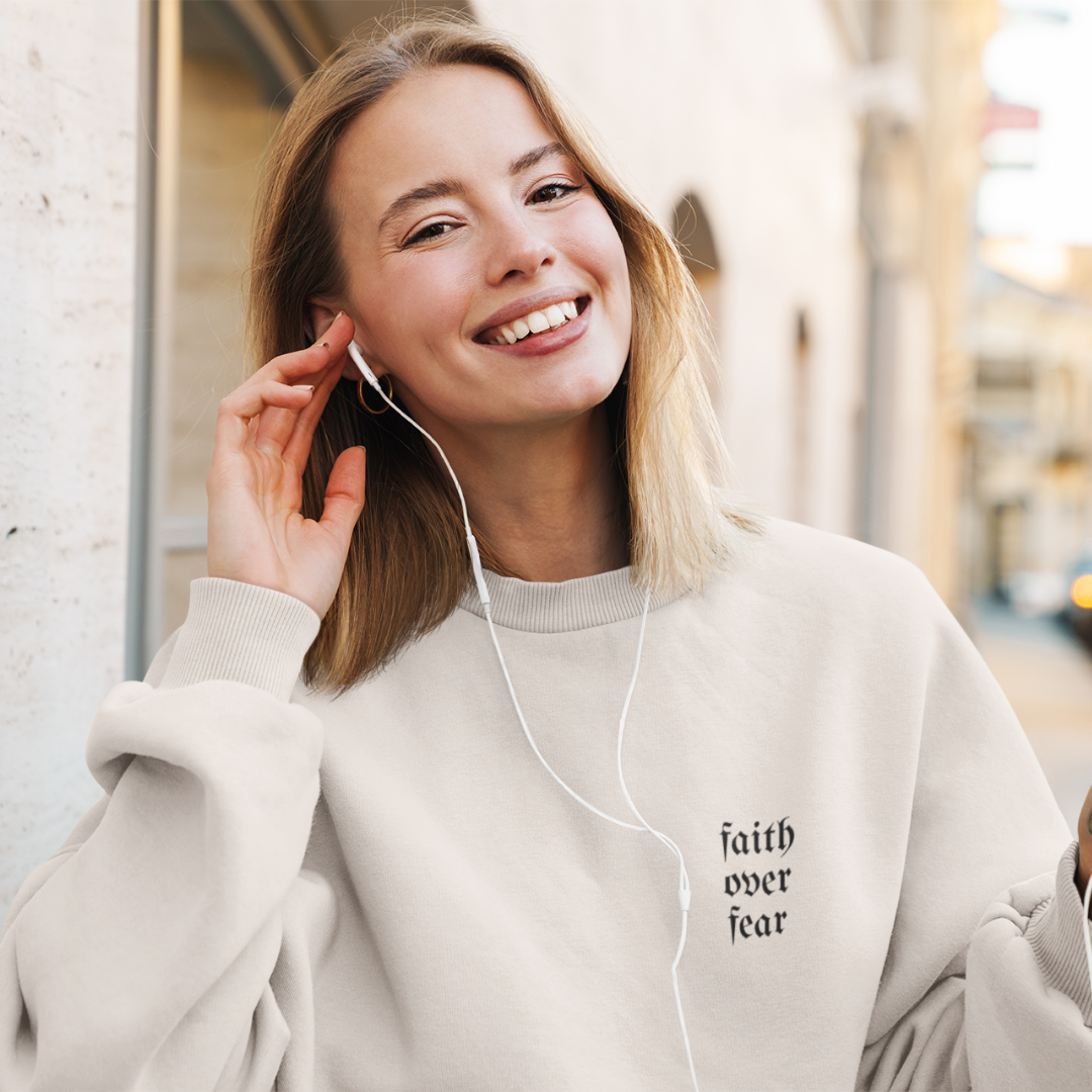 FAITH OVER FEAR CREWNECK