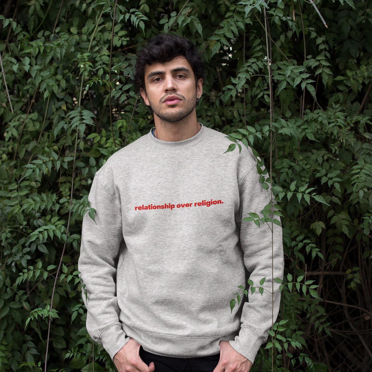 RELATIONSHIP OVER RELIGION CREWNECK