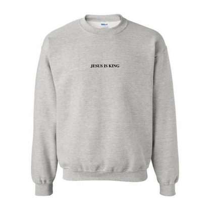 JESUS IS KING CREWNECK