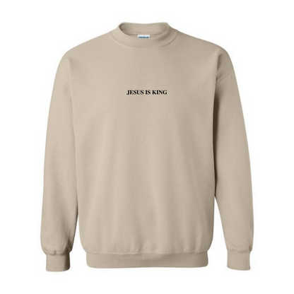 JESUS IS KING CREWNECK