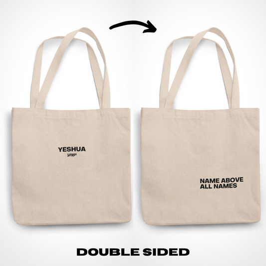 YESHUA DOUBLE-SIDED TOTE BAG