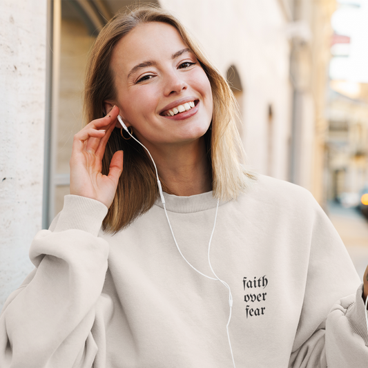 FAITH OVER FEAR CREWNECK