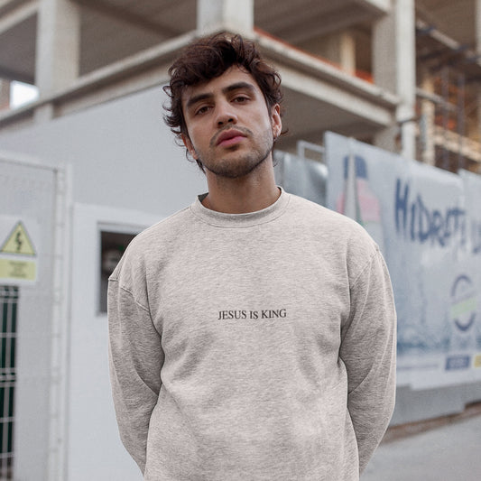 JESUS IS KING CREWNECK