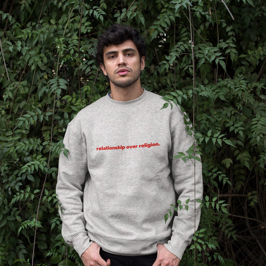 RELATIONSHIP OVER RELIGION CREWNECK